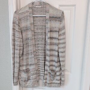 Maurices Multicolor Open-Front Cardigan